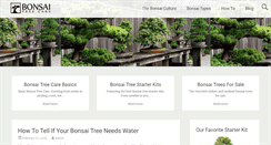 Desktop Screenshot of basic-bonsai-tree-care.com